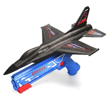 Flying Airplane Toy with Launcher, Throwing Foam Glider Catapult Plane Toys for Kids Boys Birthday Gift